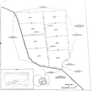 Plano del loteo